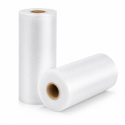 Vacuum Sealer Bag Roll 17cm x 5m Embossed Food Storage Bags 2 Rolls for Vacuum Packing and Kitchen Storage
