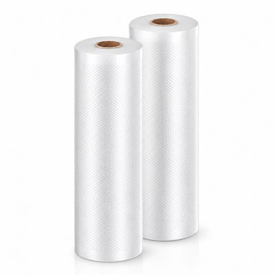 Vacuum Sealer Bag Roll 30cm x 5m Embossed Food Storage Bags 2 Rolls for Vacuum Packing and Kitchen Storage