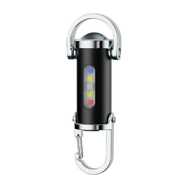 Mini Keychain Flashlight - 2 Pack Portable LED Torch with Hook, Pocket Outdoor Light