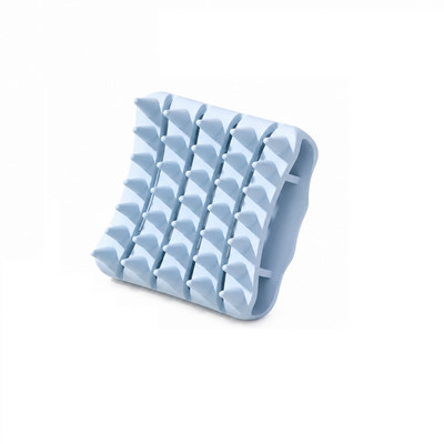 Blue Silicone Scalp Massage Brush - Soft TPR Shampoo Brush for Deep Cleansing, Scalp Exfoliation & Hair Care, Wet & Dry Use with Ergonomic Grip