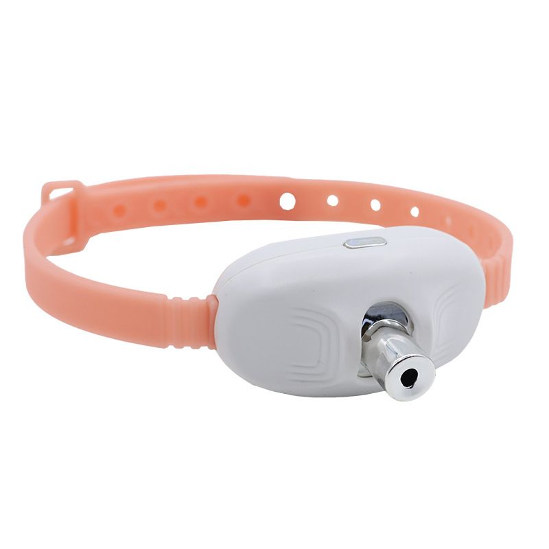 Pink Self-Teasing Laser Cat Collar - USB Rechargeable Pet Toy - Adjustable Silicone Strap, Dual Light Modes, Hands-Free Entertainment for Cats
