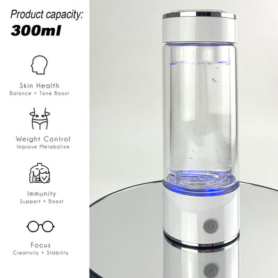 NNEDSZ 300ml H2 Hydrogen Water Bottle Alkaline Ionizer High compatibility AU-0