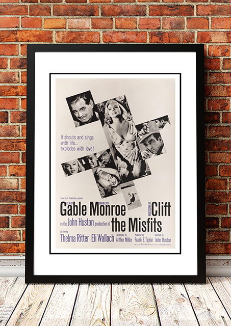NNEDSZ Marilyn Monroe ‘The Misfits’ Framed Movie Poster! - Framed A3-0