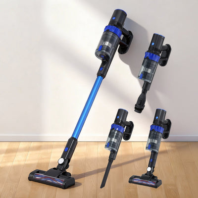 Devanti Stick Vacuum Cleaner Brushless Cordless 350W Blue-0