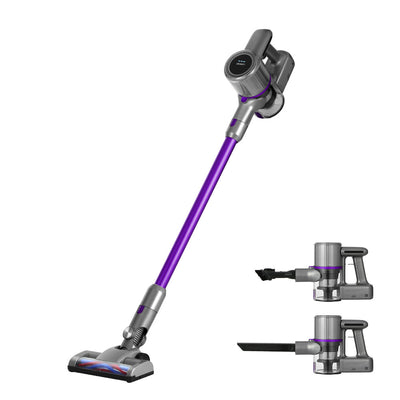NNEDSZ Devanti Stick Vacuum Cleaner Bagless Cordless 120W Purple-0