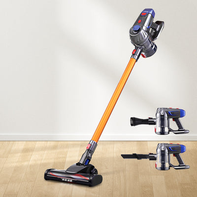 NNEDSZ Devanti Stick Vacuum Cleaner Bagless Cordless 150W Gold-0