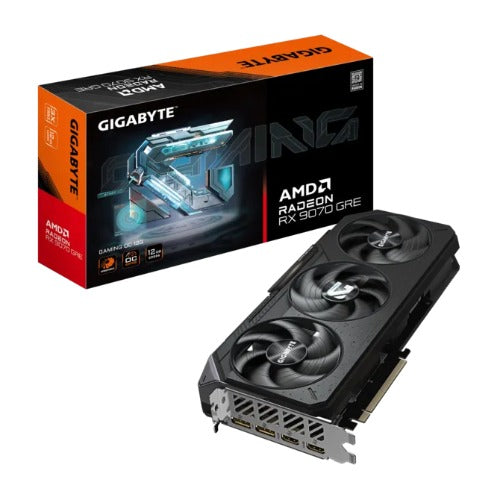 Gigabyte Radeon RX 9070 GRE GAMING OC 12GB GDDR6 192-Bit PCIe 5.0 Graphics Card