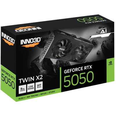 INNO3D nVidia GeForce RTX 5050 TWIN X2 8GB GDDR6 2572 MHz Boost Clock