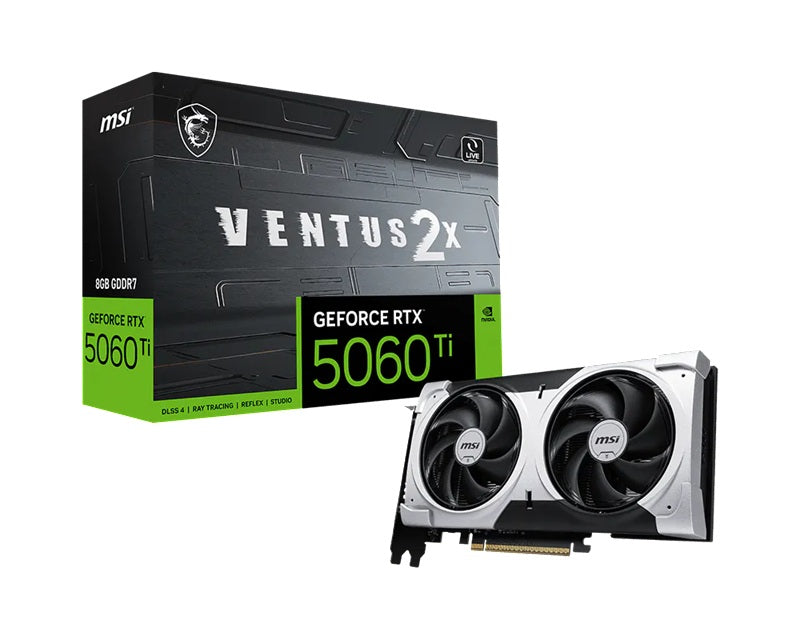 MSI nVidia GeForce RTX™ 5060 Ti 8G Ventus 2X PLUS