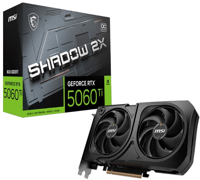 MSI nVidia GeForce RTX 5060 Ti 8G Shadow 2X OC PLUS