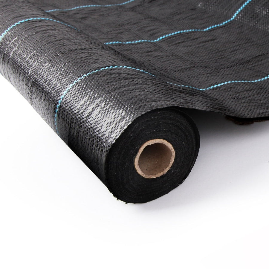 NNEDSZ 0.915x 200m Weedmat Weed Control Mat Matting Woven Fabric Plants-0