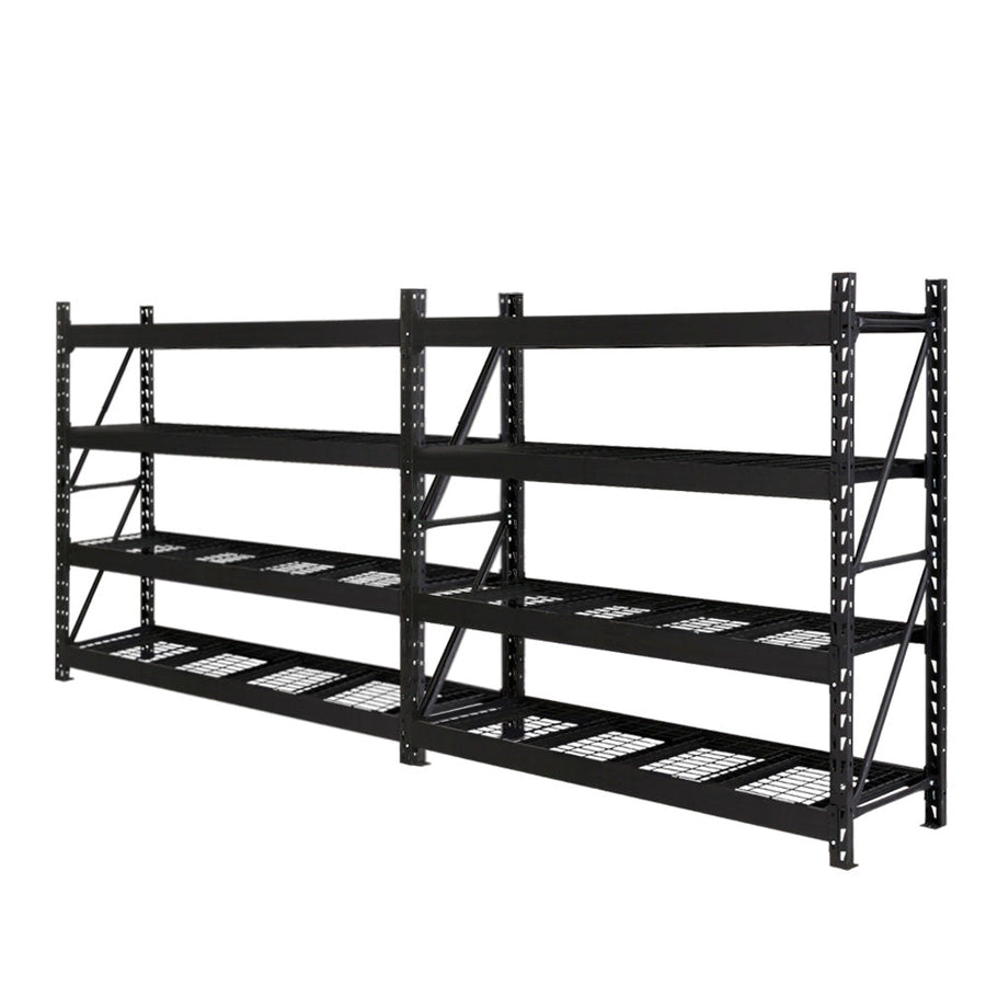NNEDSZ 4MX2M Garage Shelving Warehouse Rack Pallet Racking Storage Steel-0