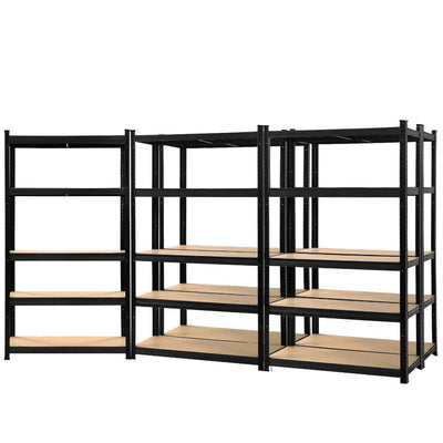 NNEDSZ 5X1.8M Shelving Garage Storage Racking Steel Metal Shelves-0