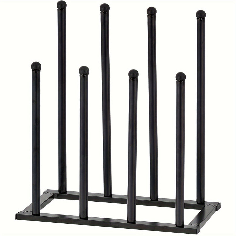 NNETM Black Metal Shoe Rack Organizer for Entryway-0