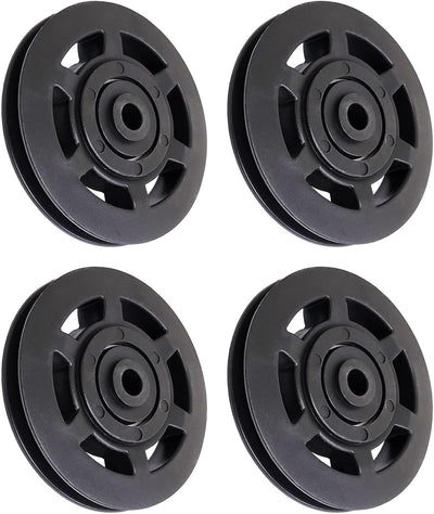 4X Bearing Pulley Wheel GYM Fitness Equipment Part Cable 3-3/4 Inch