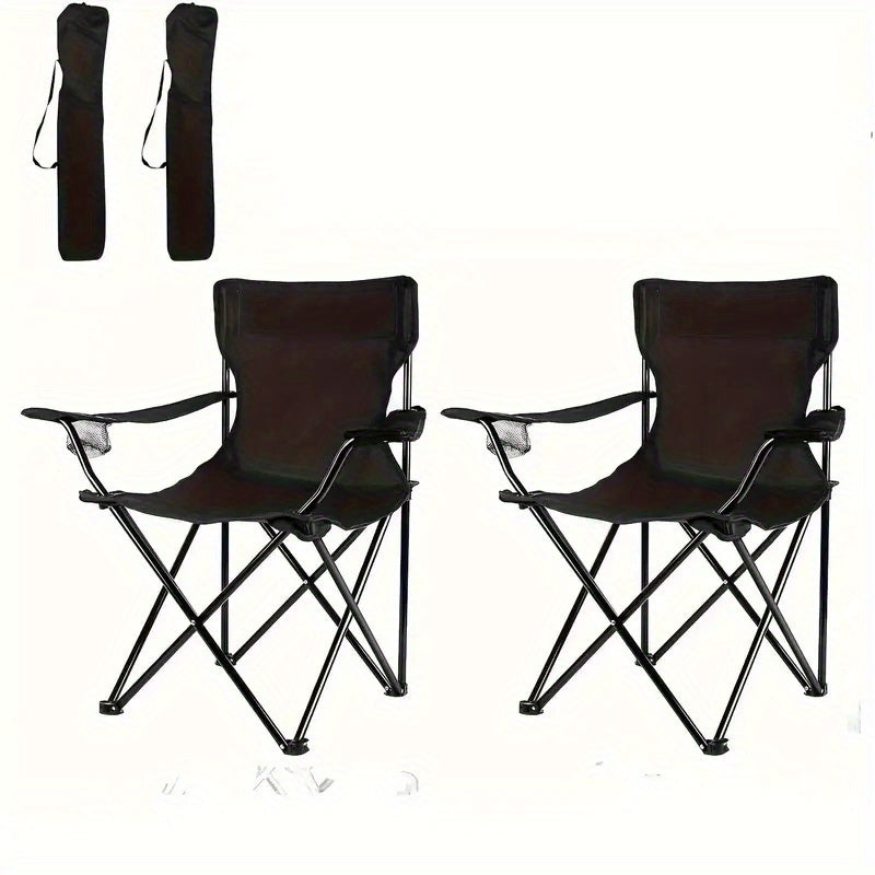 NNETM Lightweight Folding Beach Chairs (Set of 2)-0