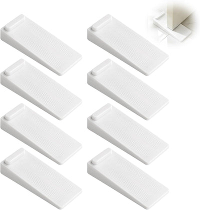 Rubber Door Stopper, Heavy Duty Wedge Style Non-Slip Door Stops for Home Office and Hotel, Perfect for Families Cleaning Staff and Property Managers (8)