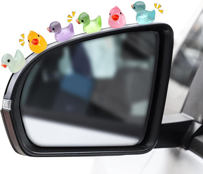 Luminous Cute Duck, 20Pcs Car Interior Decor Car Ornaments for Rear View Mirror Dashboard Decoration, Automotive Funny Accessories
