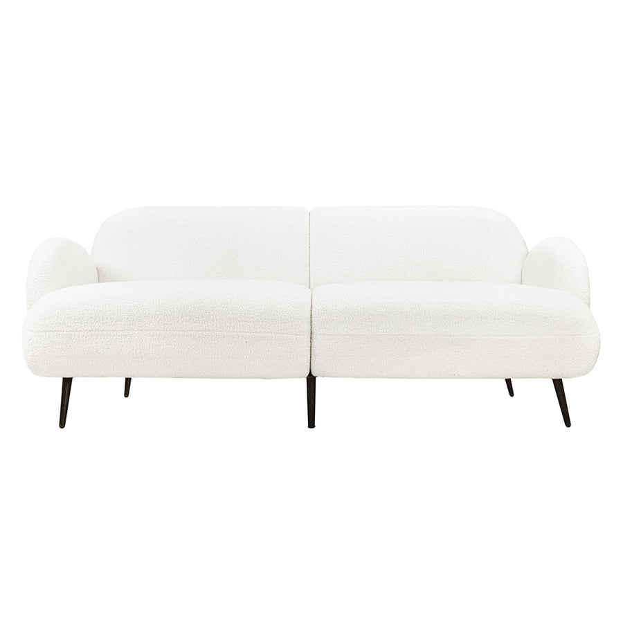 NNEIDS Levede Cloud Sofa 3 Seater Sherpa Fleece White-0
