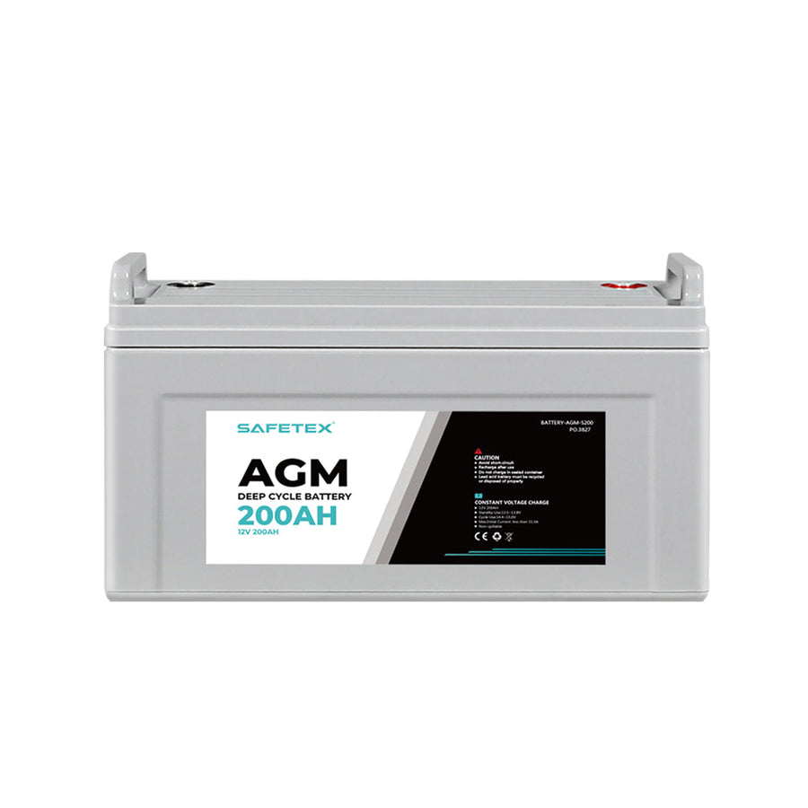 NNEIDS Safetex 12V 200Ah AGM Deep Cycle Lead-0