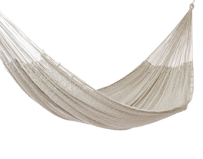 NNEDSZ Size Outoor Cotton Mayan Legacy Mexican Hammock in  Cream-0