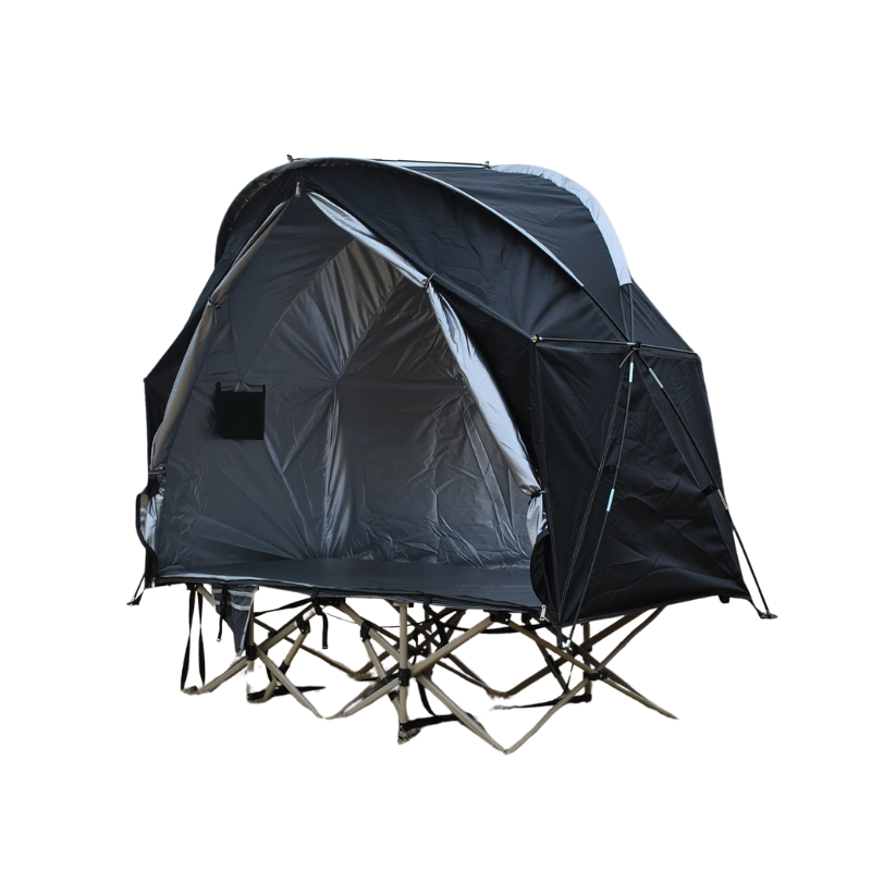 NNETM Military Off-Ground Single Tent Bed (2-in-1)-0