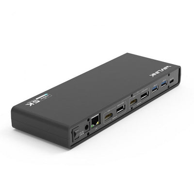 NNEDSZ USB-C Ultra 5K Laptop Docking Station with 6x USB3.0, 4K Dual Video Outputs, Gigabit Ethernet, Audio WS-UG69DK1-0