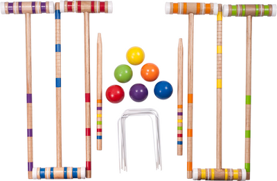 NNEDSZ Croquet Set - Up to 6 Players-0